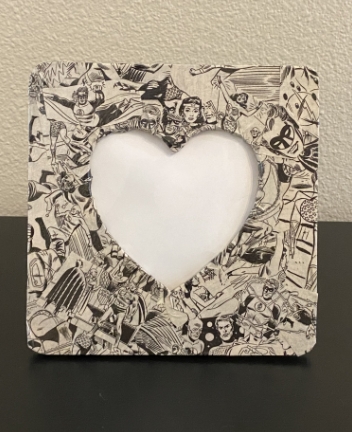 Justice League Picture Frame Heart 2